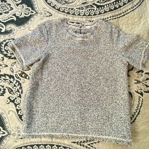 Ann Taylor Marl Short Sleeve Top Sz S